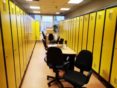Innredning av garderober og lagerrom for firmaet "Pasažieru vilciens" 9